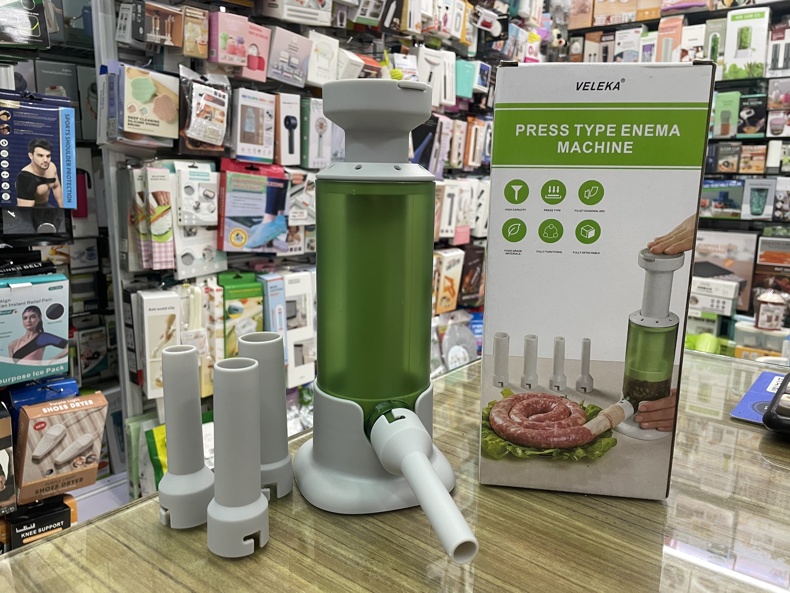 按压灌肠器，按压式灌肠机（521-865）详情10