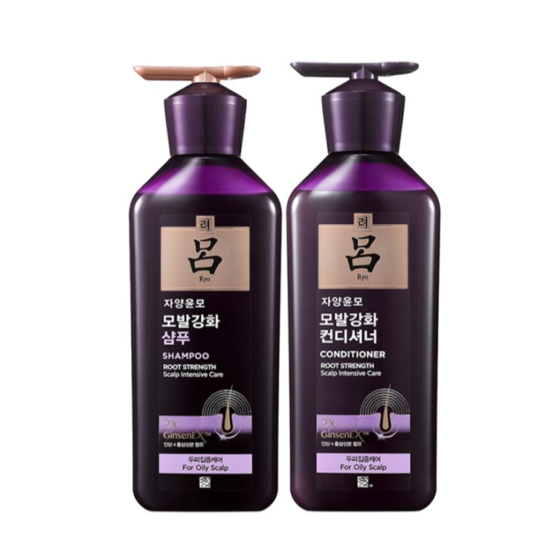Free shipping! Korean imported Puro Hair Conditioner Shampoo 400ml WASH AWAY THE YEARS Clear