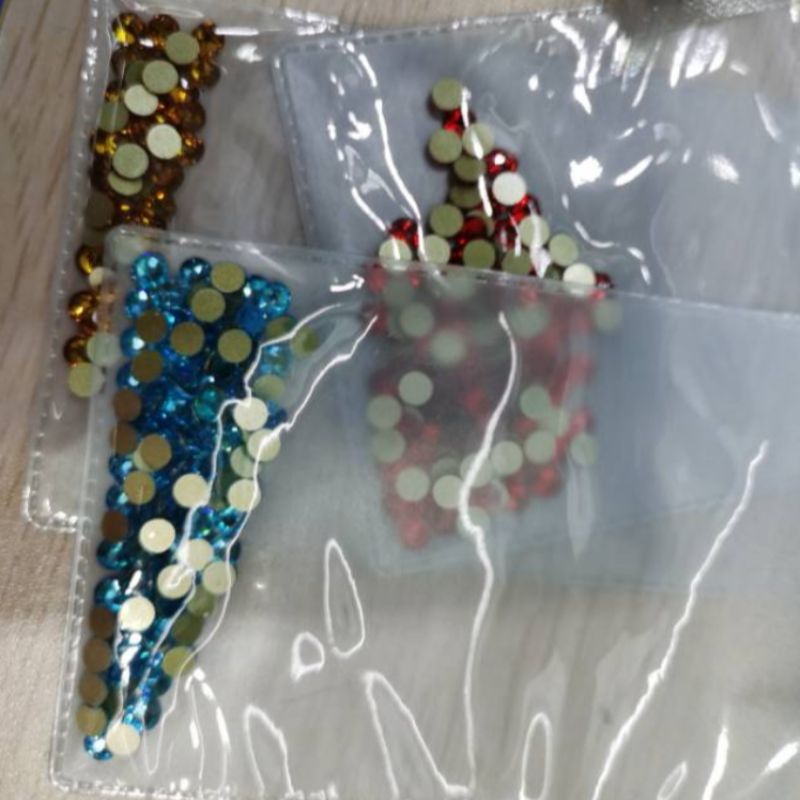 美甲钻石饰品 混合装黑色香槟色水钻饰新款堆钻