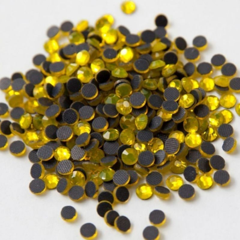 水晶黄SS20中东钻DMC美甲钻 美甲钻玻璃DIY钻