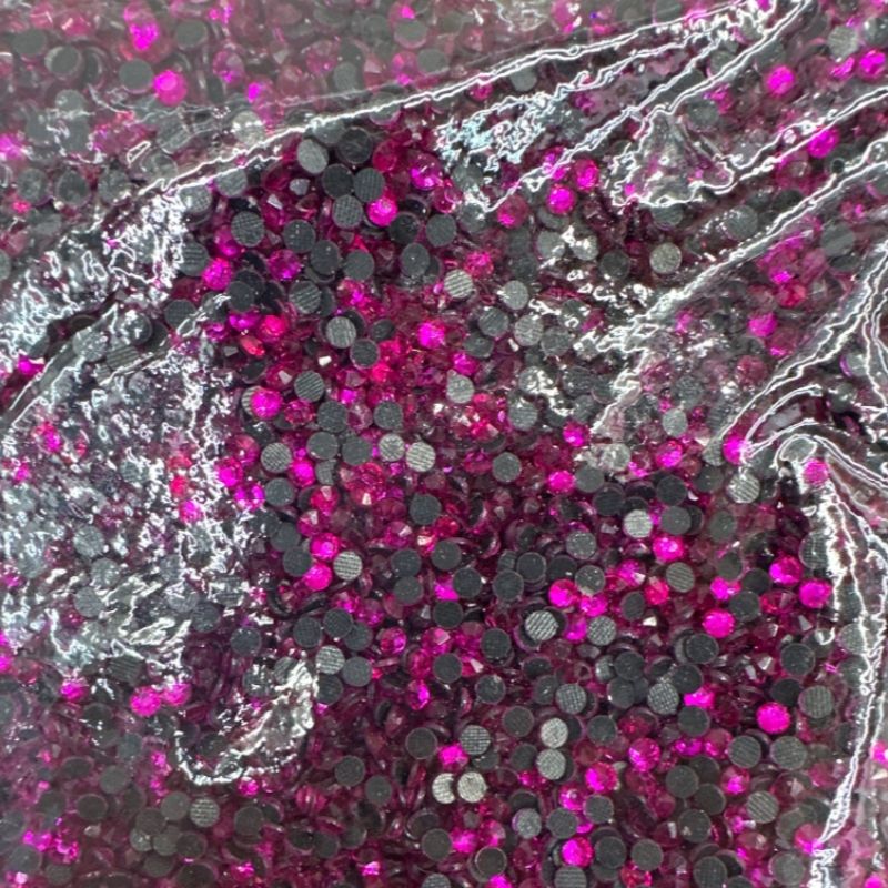 玫红色 SS20中东钻DMC美甲钻 美甲钻玻璃DIY钻