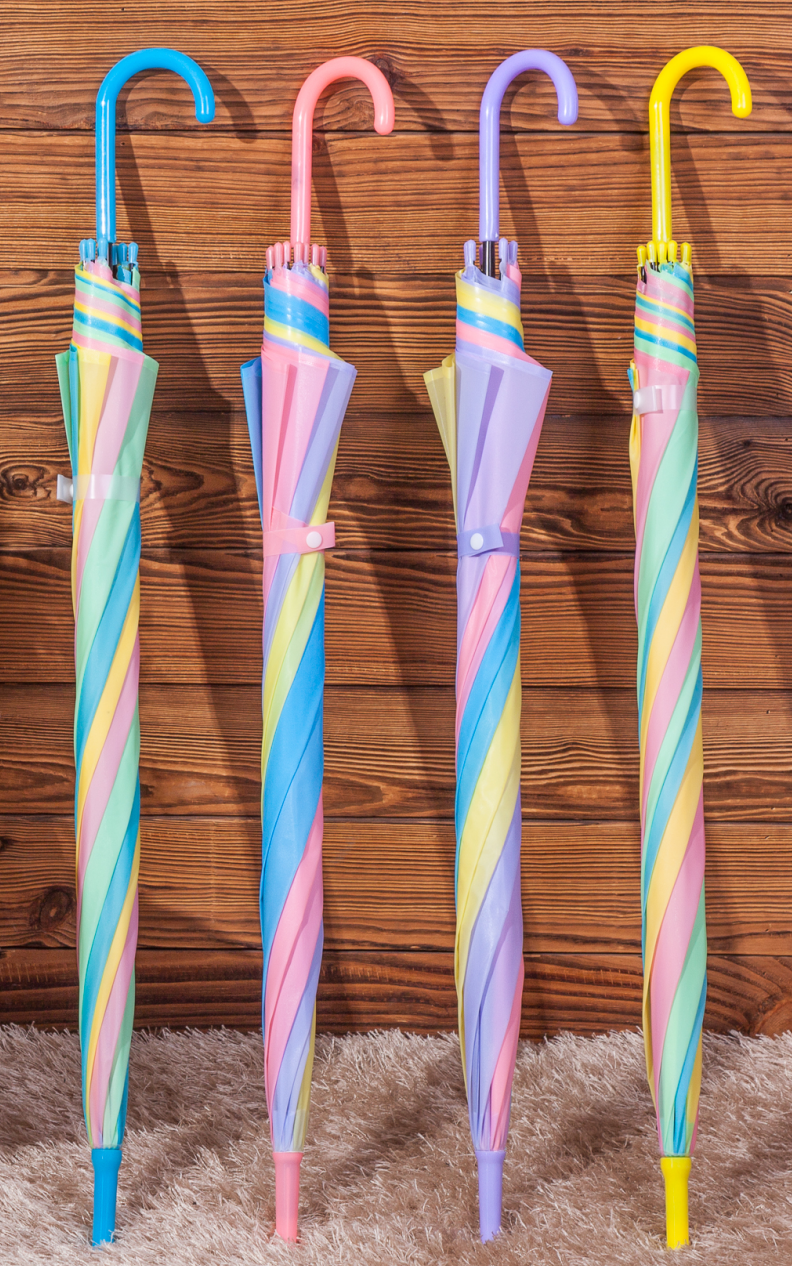 Transparent umbrella, polka dot umbrella, rainbow umbrella, frosted eva umbrella, transparent pvc umbrella detail image 2