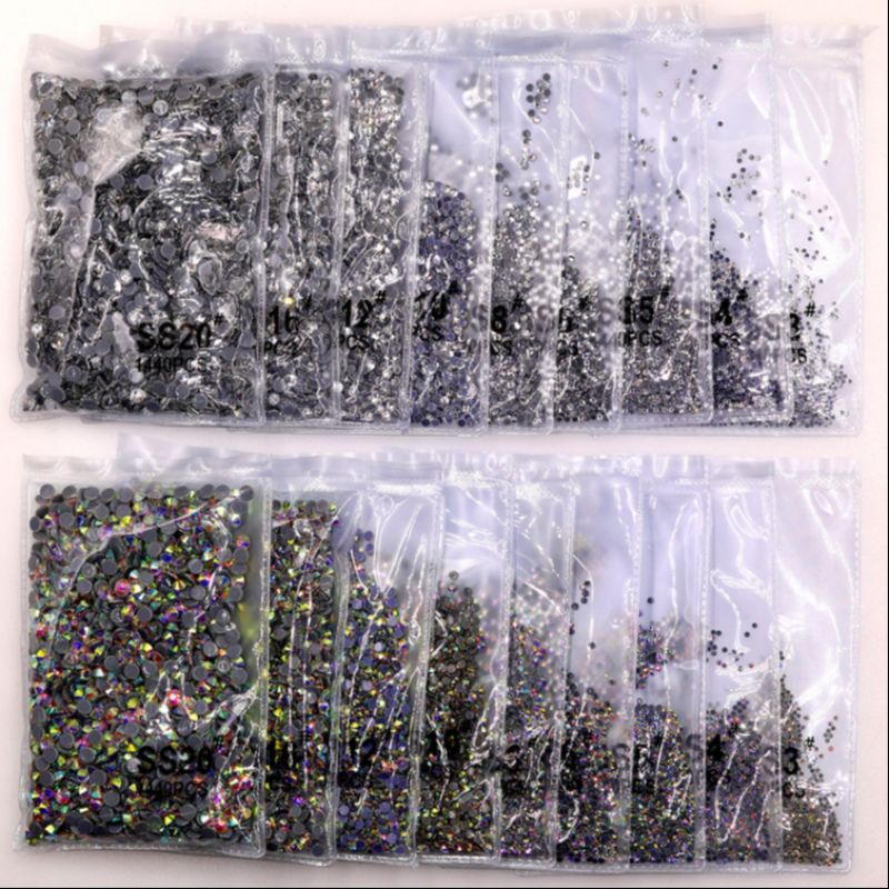 玻璃水晶钻diy美甲手机壳饰品 SS8-1440颗