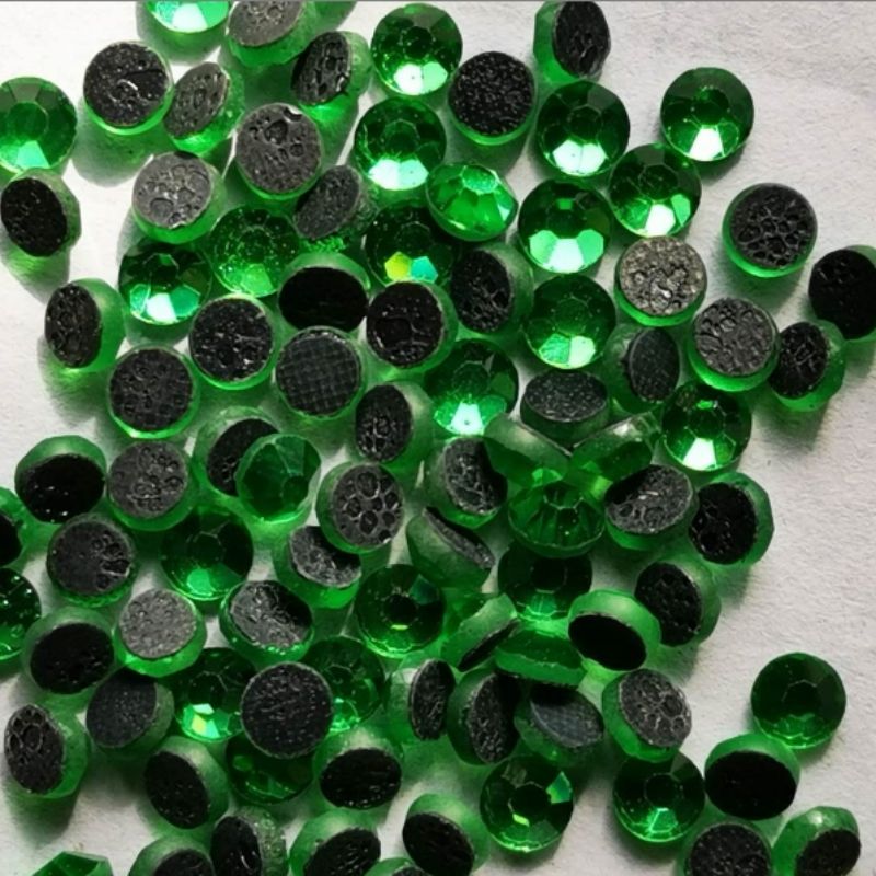 绿色ABSS30中东钻DMC烫钻美甲钻辅料