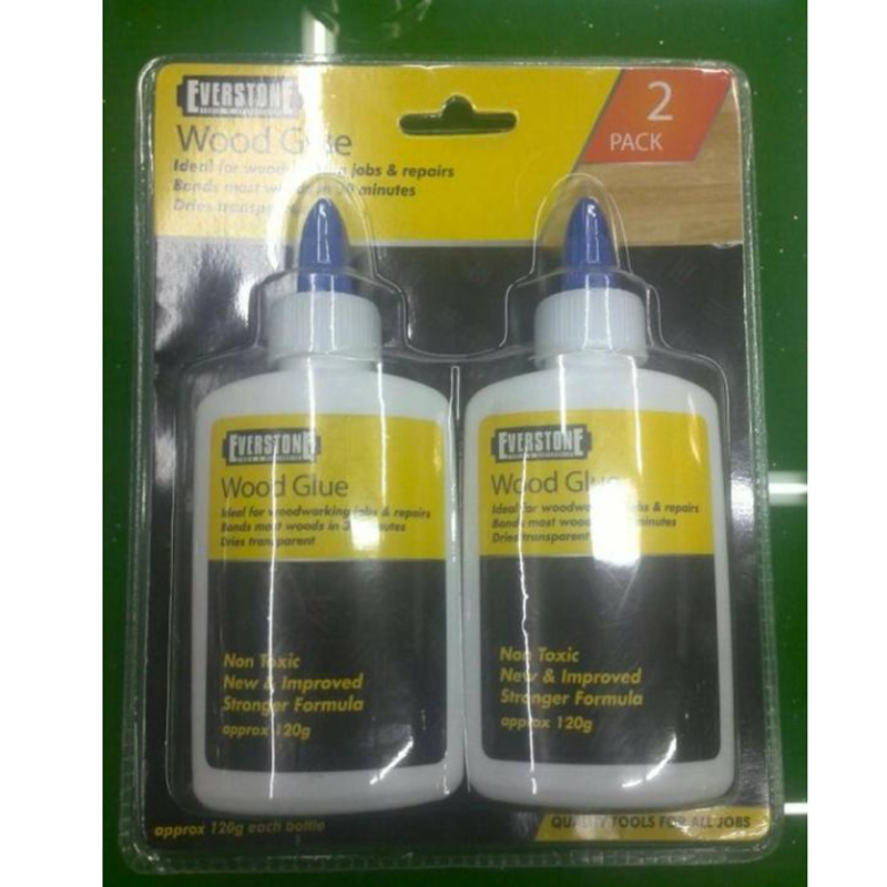 120ml双泡壳白乳胶 无毒环保的DIY胶 水  两瓶装