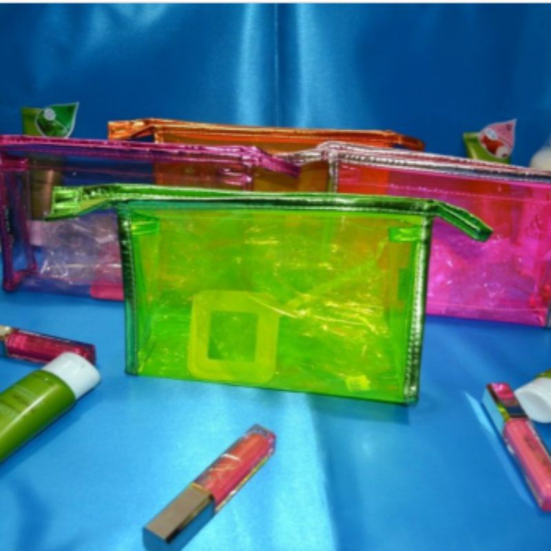 彩色透明公文包化妆包多款颜色厂家直销02