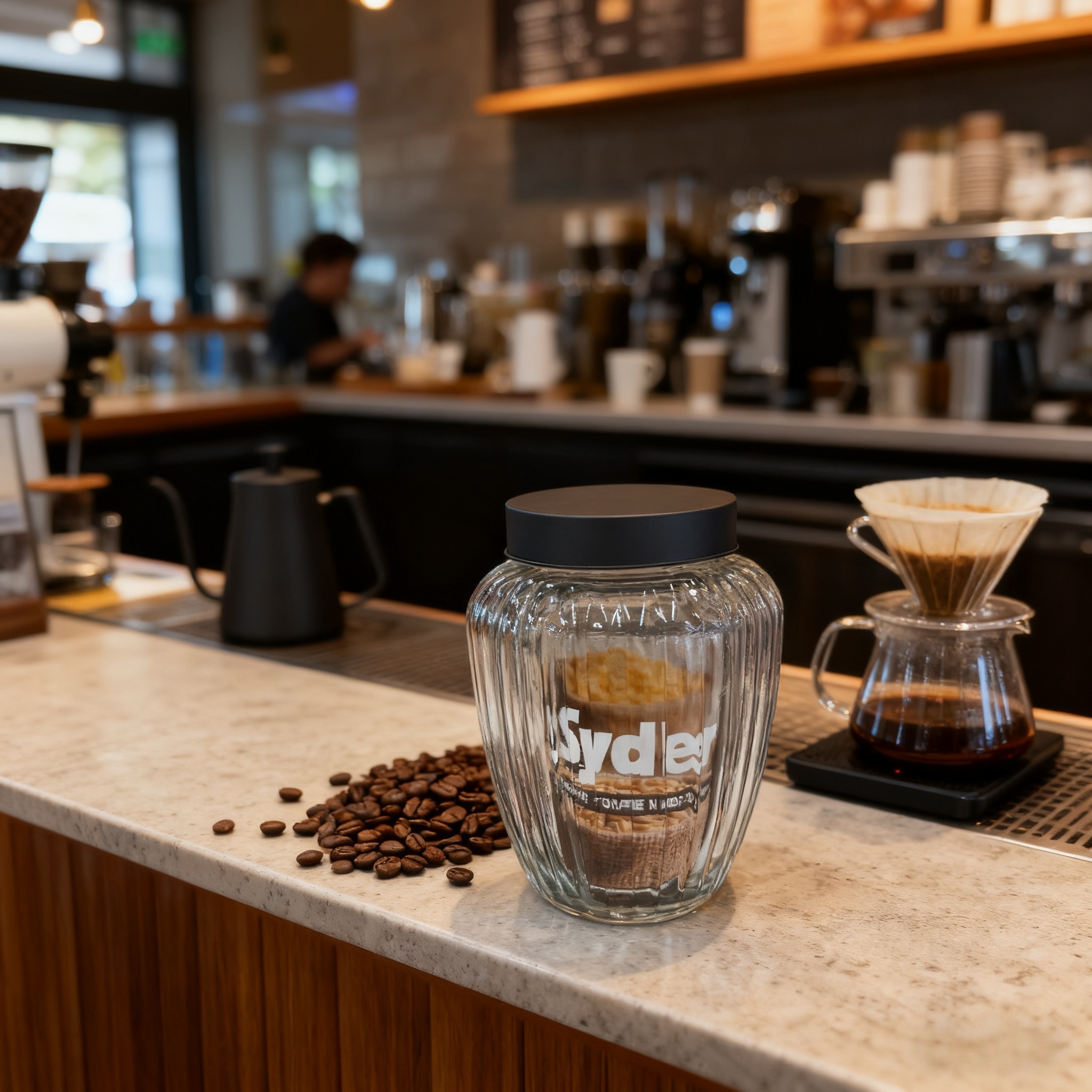 大号圆形丝口储藏瓶15*20cmH,2100ml