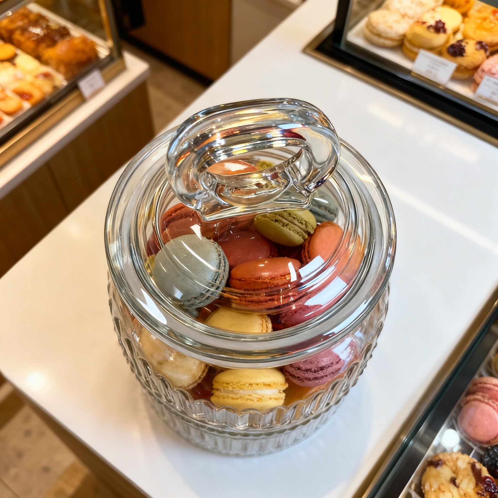 竖纹储藏瓶600ml，920ml，1180ml产品图