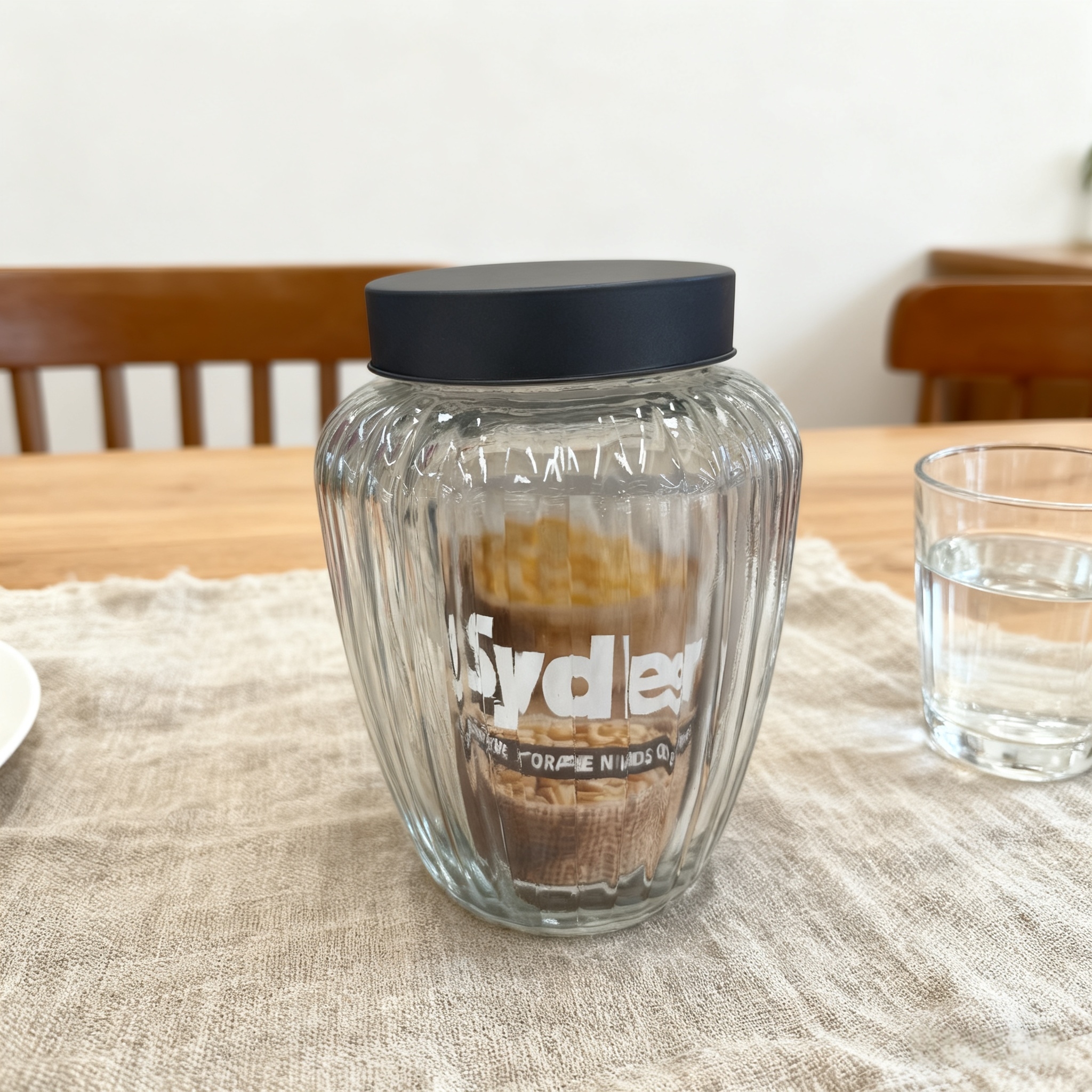 玻璃容器/糖罐/密封罐/咖啡豆保存罐/糖果玻璃罐细节图