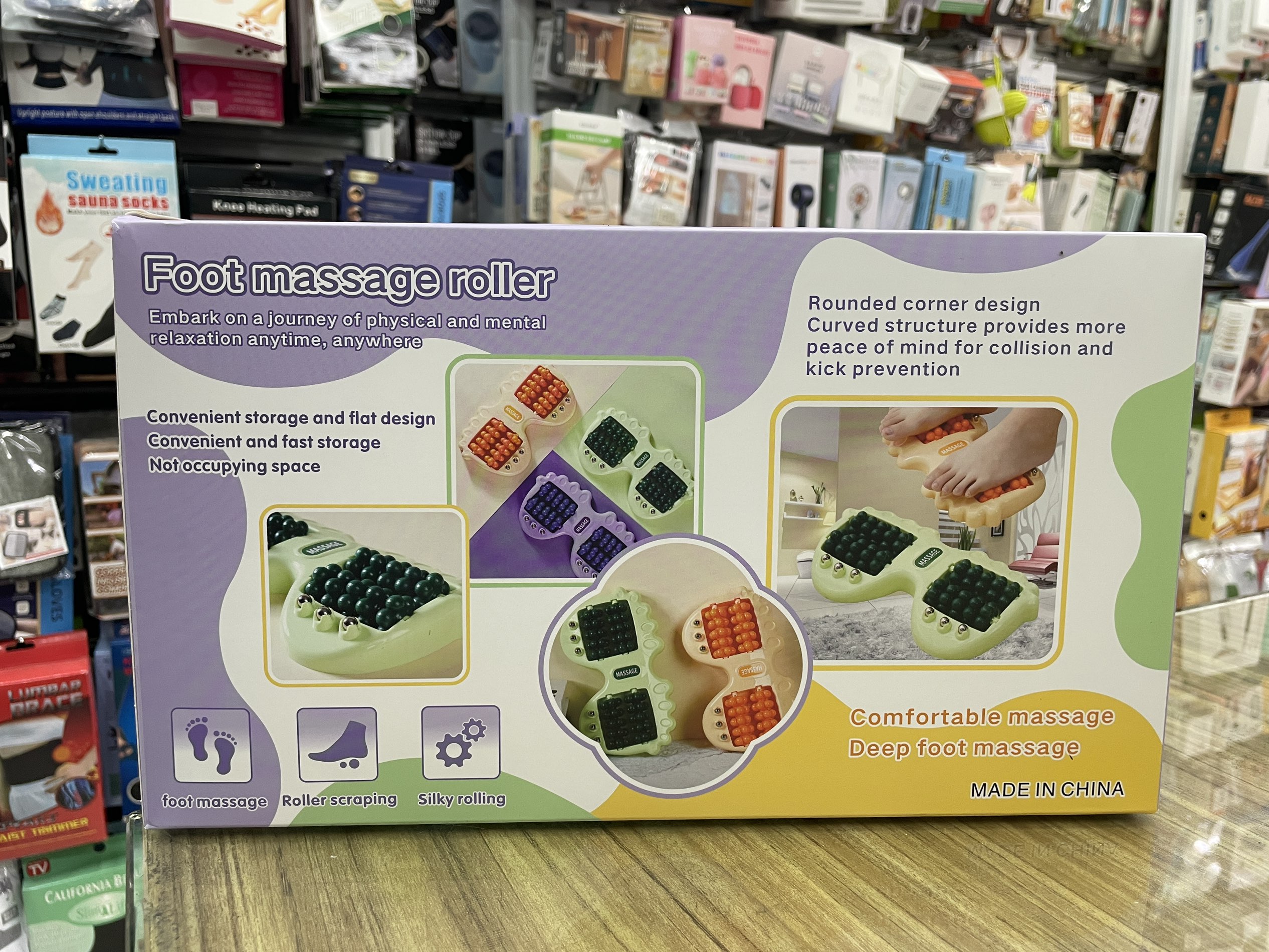 足底按摩器，足底滚轮按摩器(367-6310)详情6