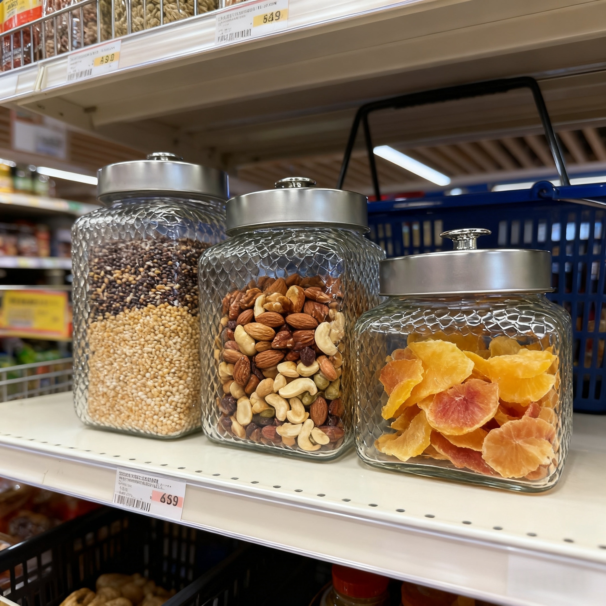 玻璃容器/糖罐/密封罐/咖啡豆保存罐/糖果玻璃罐细节图