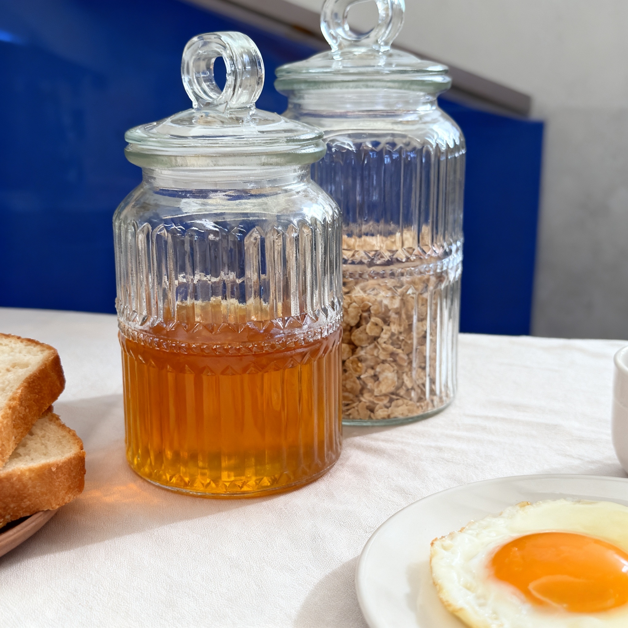 竖纹储藏瓶600ml，920ml，1180ml细节图