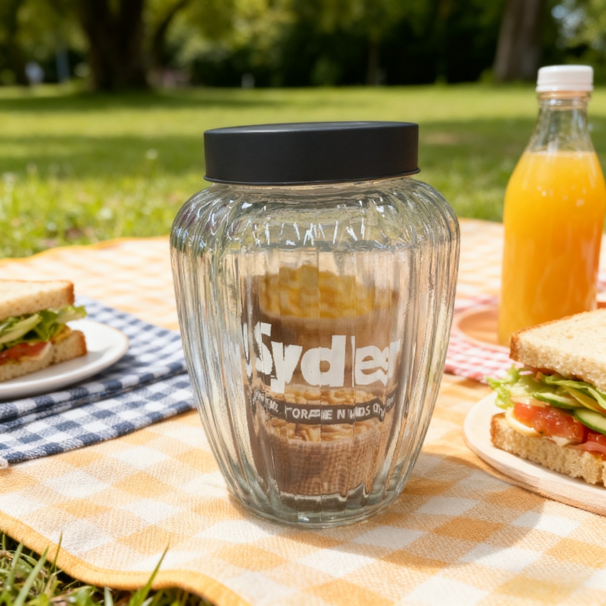 玻璃容器/糖罐/密封罐/咖啡豆保存罐/糖果玻璃罐产品图