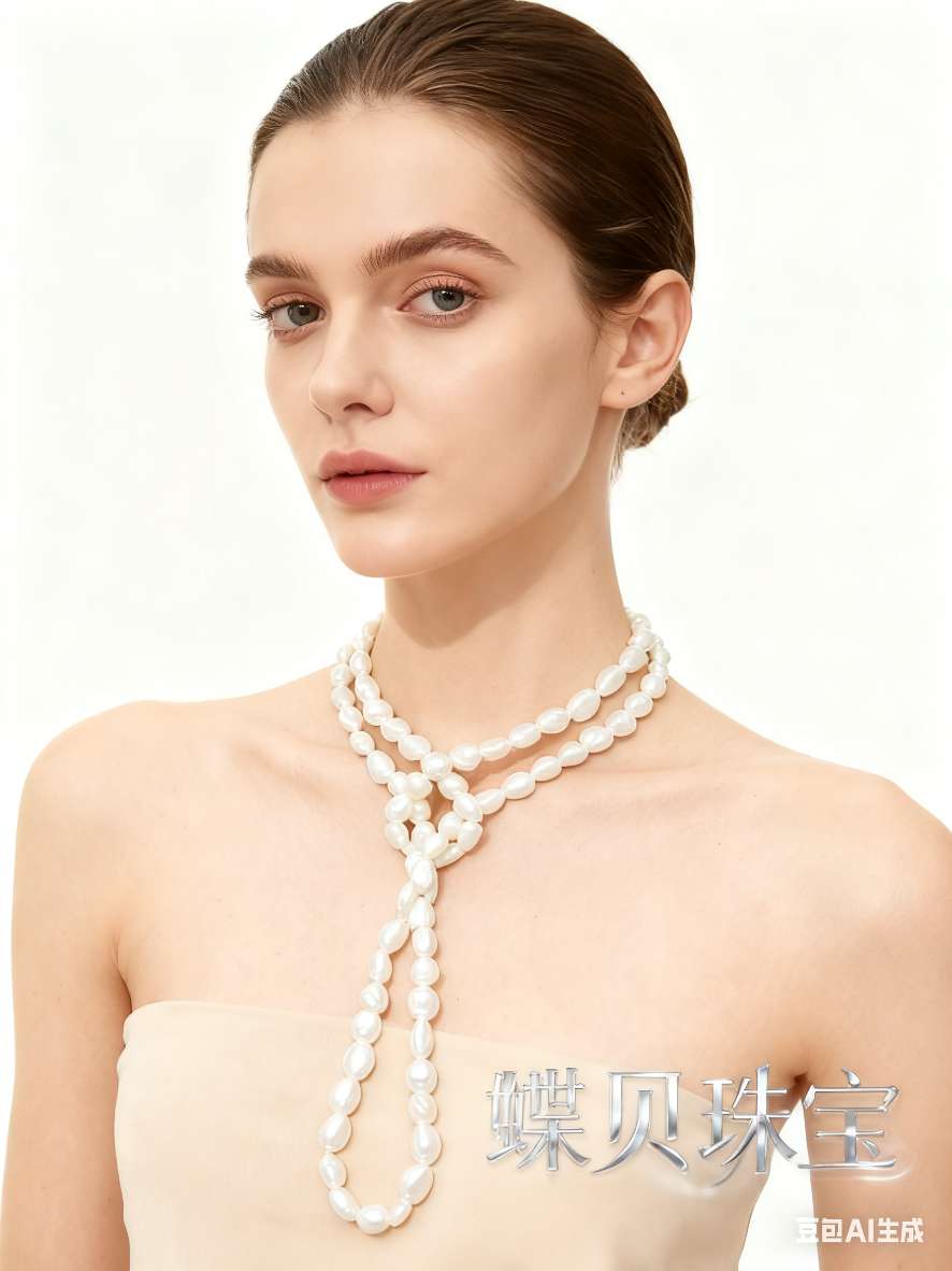 Natural freshwater pearl necklace for women is simple, versatile and exquisite. It can be worn in various ways and is a trendy jewelry accessory
