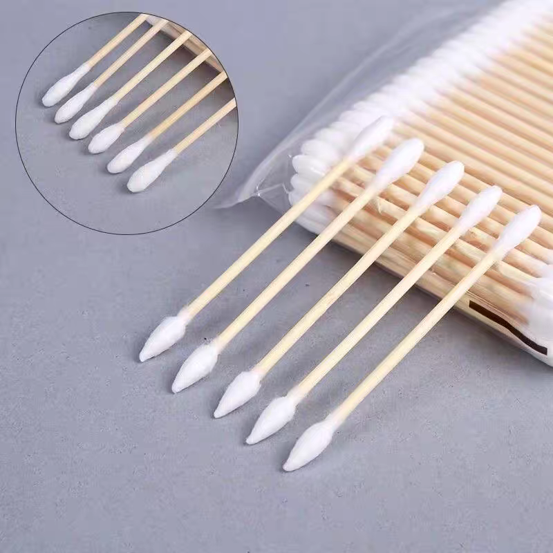 6017 Cotton swab ear cleaning, disposable double-ended cotton swab for makeup, ear scorer, cleaning and disinfection, household absorbent care detail image 4