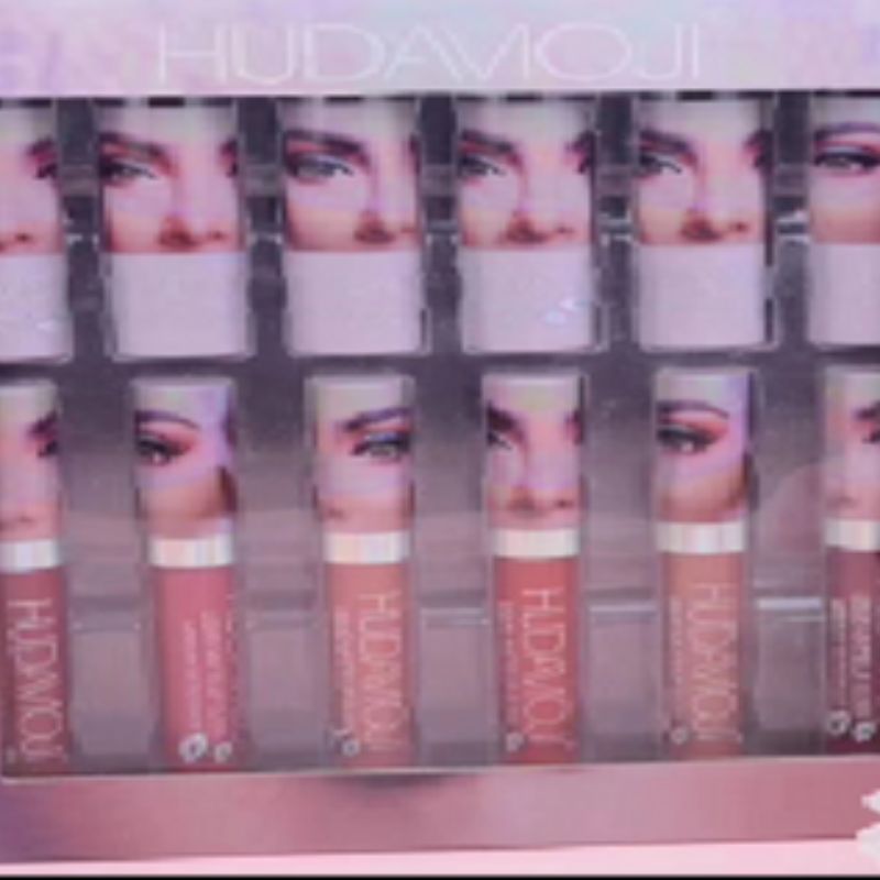 12色口红加12色不沾杯唇彩大套装L04801