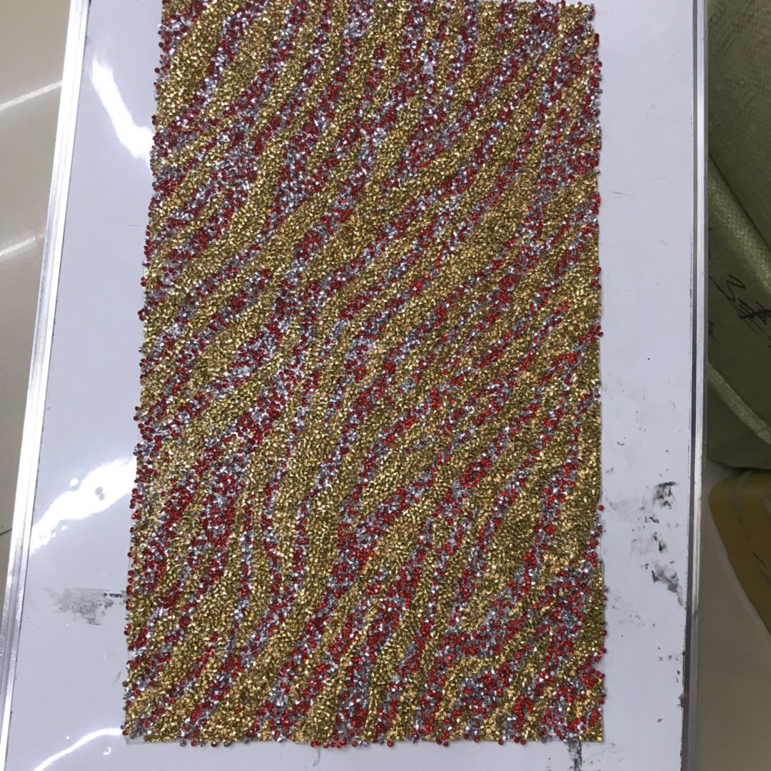 金色红色银色烫钻所制服装辅料可裁剪成时尚图案辅料