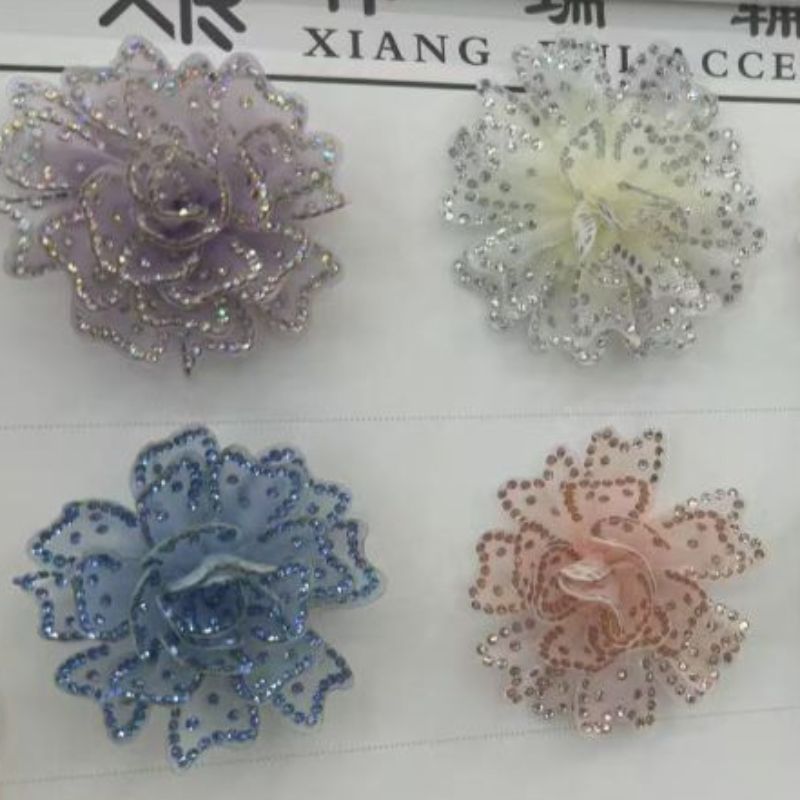 透明花朵鞋扣鞋扣辅料辅料