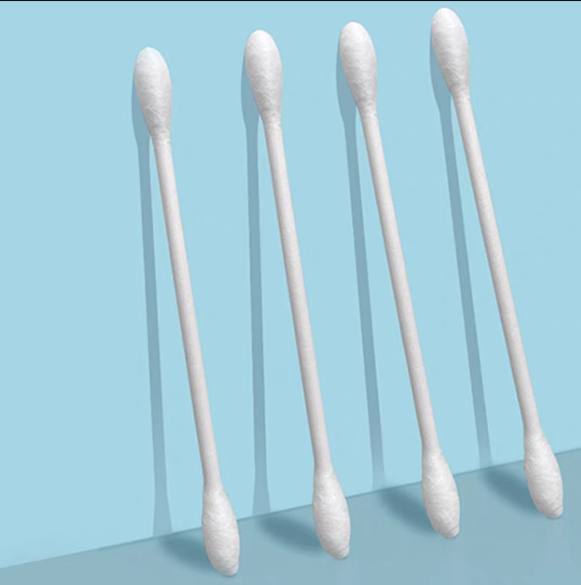 6626 Cotton double-headed cotton swabs, disposable family set, pointed cotton swabs for ear cleaning, portable household cotton balls for makeup details Picture