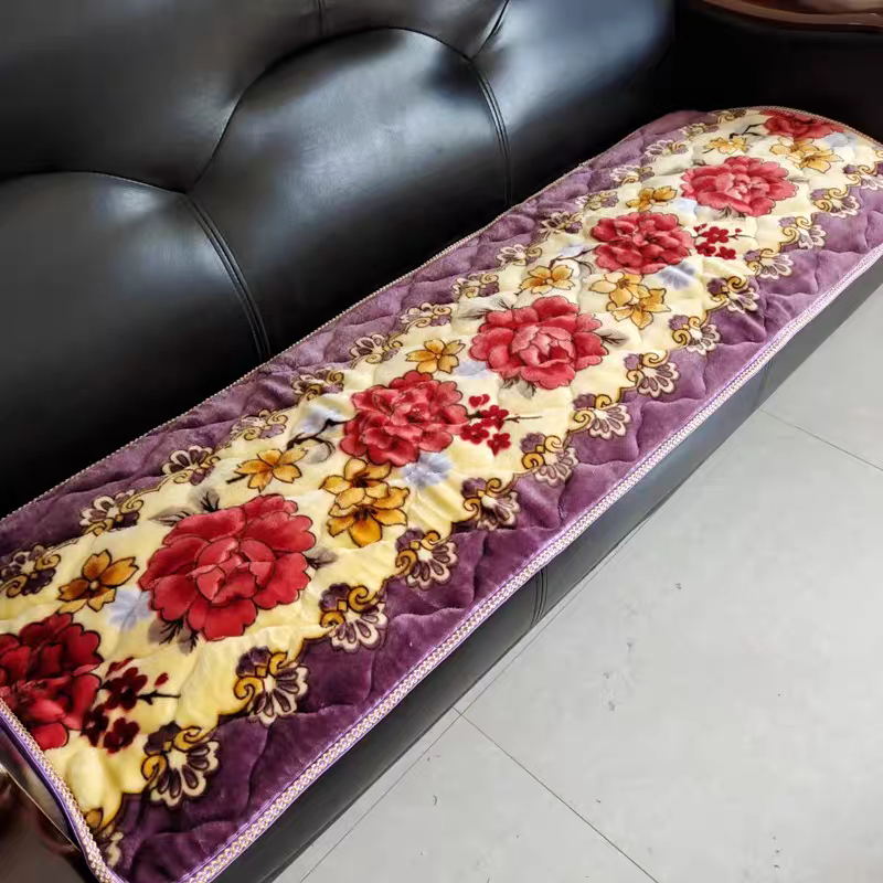 165中式超柔超厚木沙发垫三人坐垫餐椅春秋椅垫简洁实用