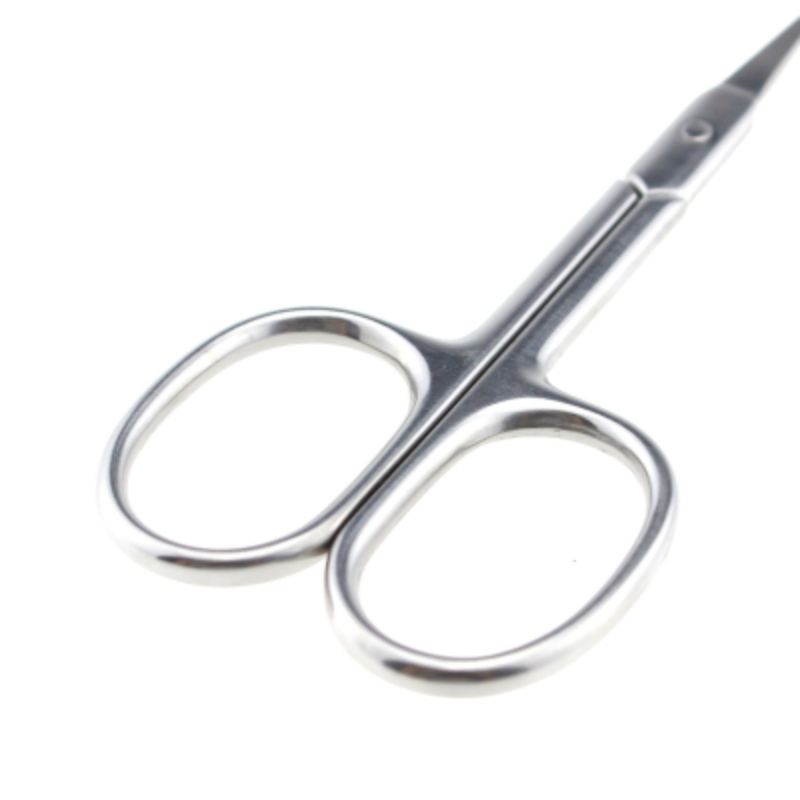 厂家直销高档不锈钢尖剪镜光直头美容修眉剪双眼皮贴剪化妆尖嘴剪02