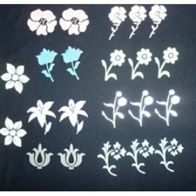 银色反光标 热转印烫图贴 七彩柯式转印纸热转印