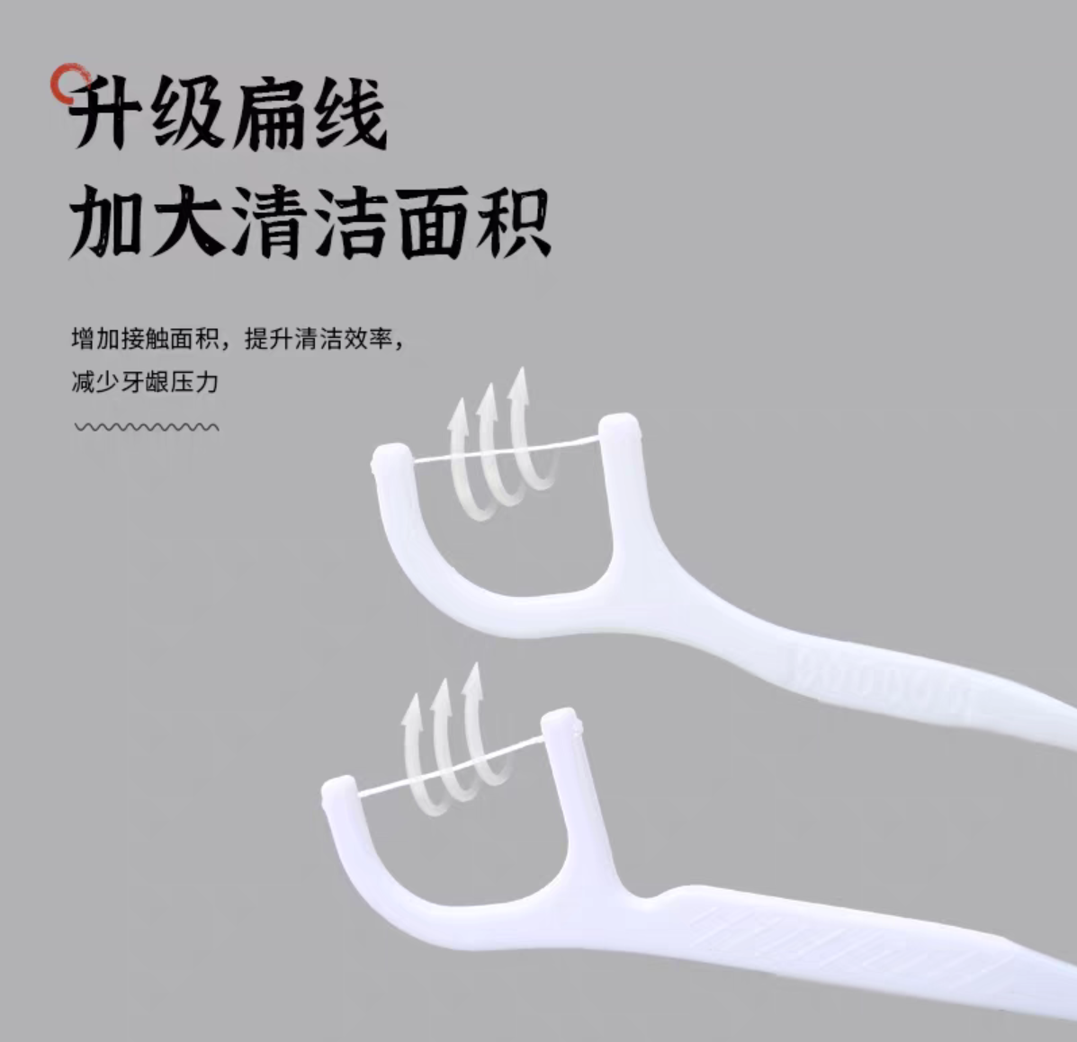 6679清洁牙齿剔牙缝薄荷家庭装便携超细滑牙线棒牙线详情图2