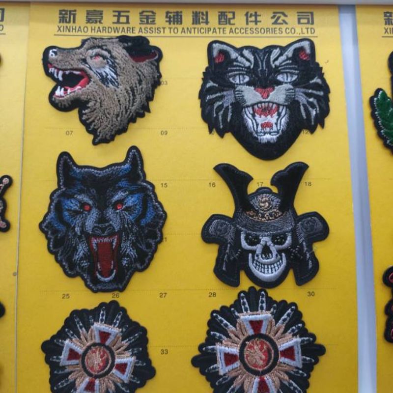 狼头像服装辅料纺织辅料标签辅料