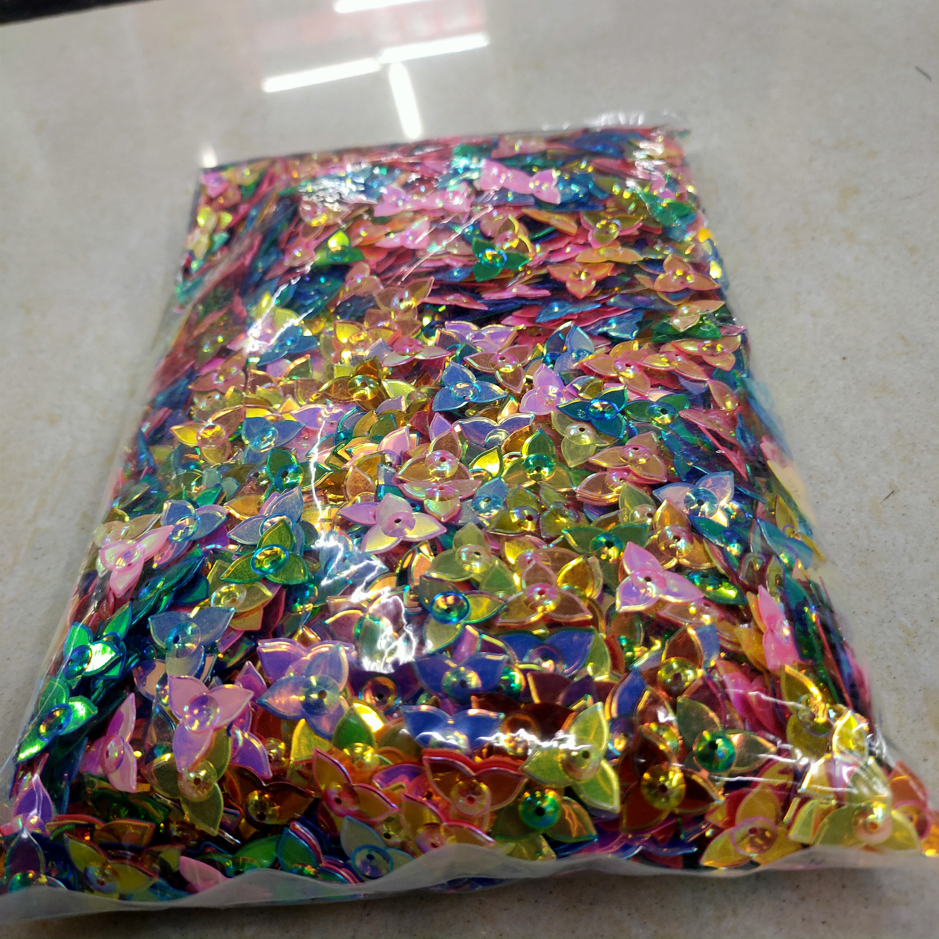 彩色三叶扇辅料装饰异性服装辅料diy饰品装饰服装辅料