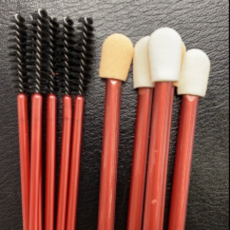 مقبض أحمر مغلف مكياج مكياج مكسوة بمظلة العيون ومموش details Picture