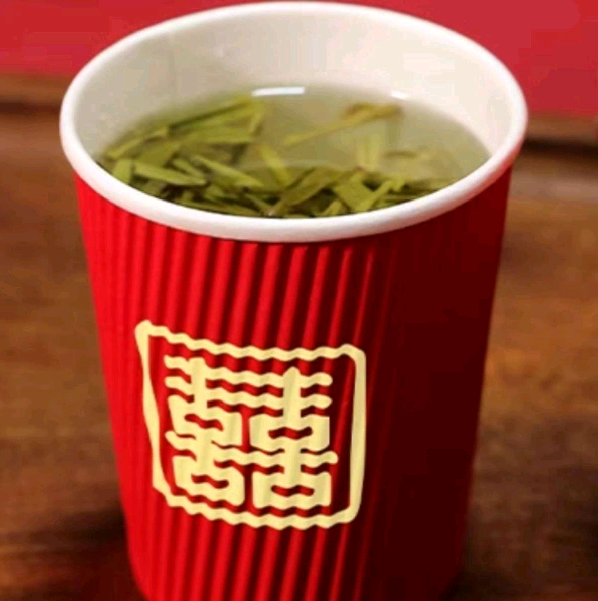 20 thick corrugated red paper cups with double happiness characters for wedding detail image 3