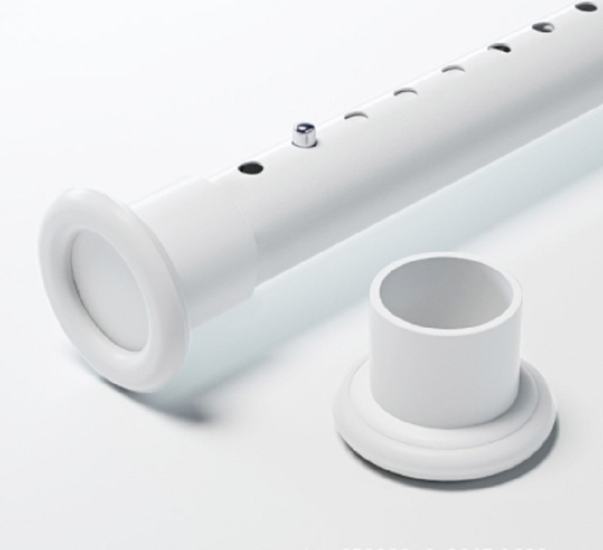 加厚铝合金高质量飘窗轨道窗帘轨道静音直轨08款