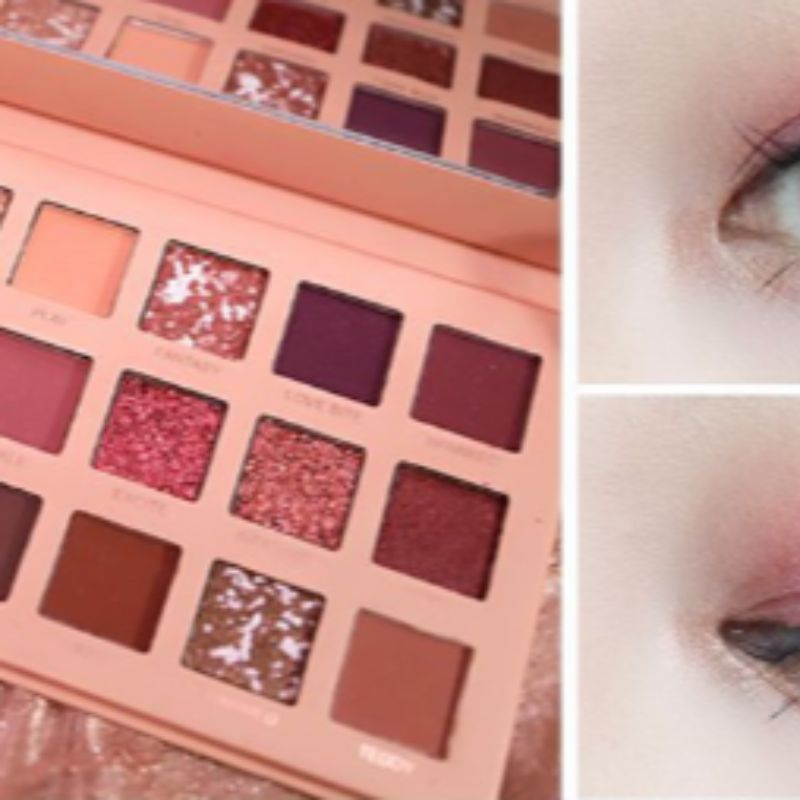 18色沙漠玫瑰仙女哑光珠光大地色闪粉网红02