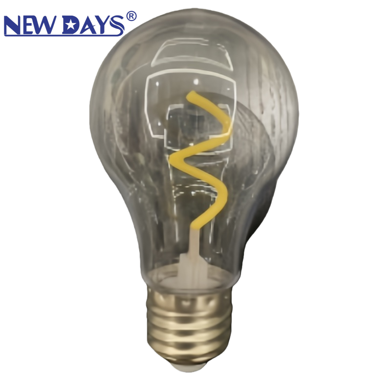 NEWDAYS brand cross-border new A60, A80, A95 anti-drop LED filament bulbs, E27 screw socket retro Edison tungsten filament bulb led flame head Item Picture