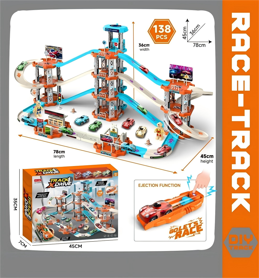 Catapult track car racing car -17S full figure