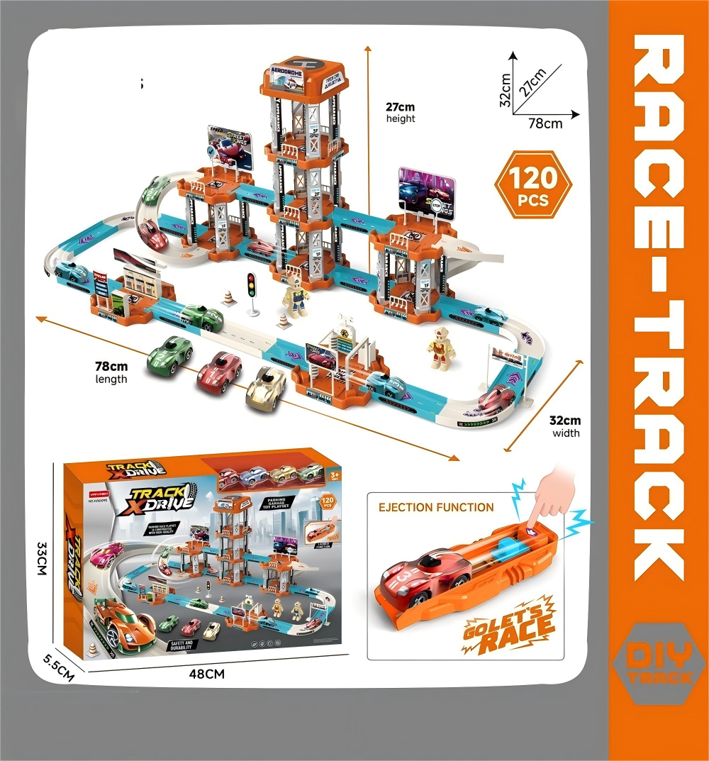 Catapult Track Car racing Car -9S full figure