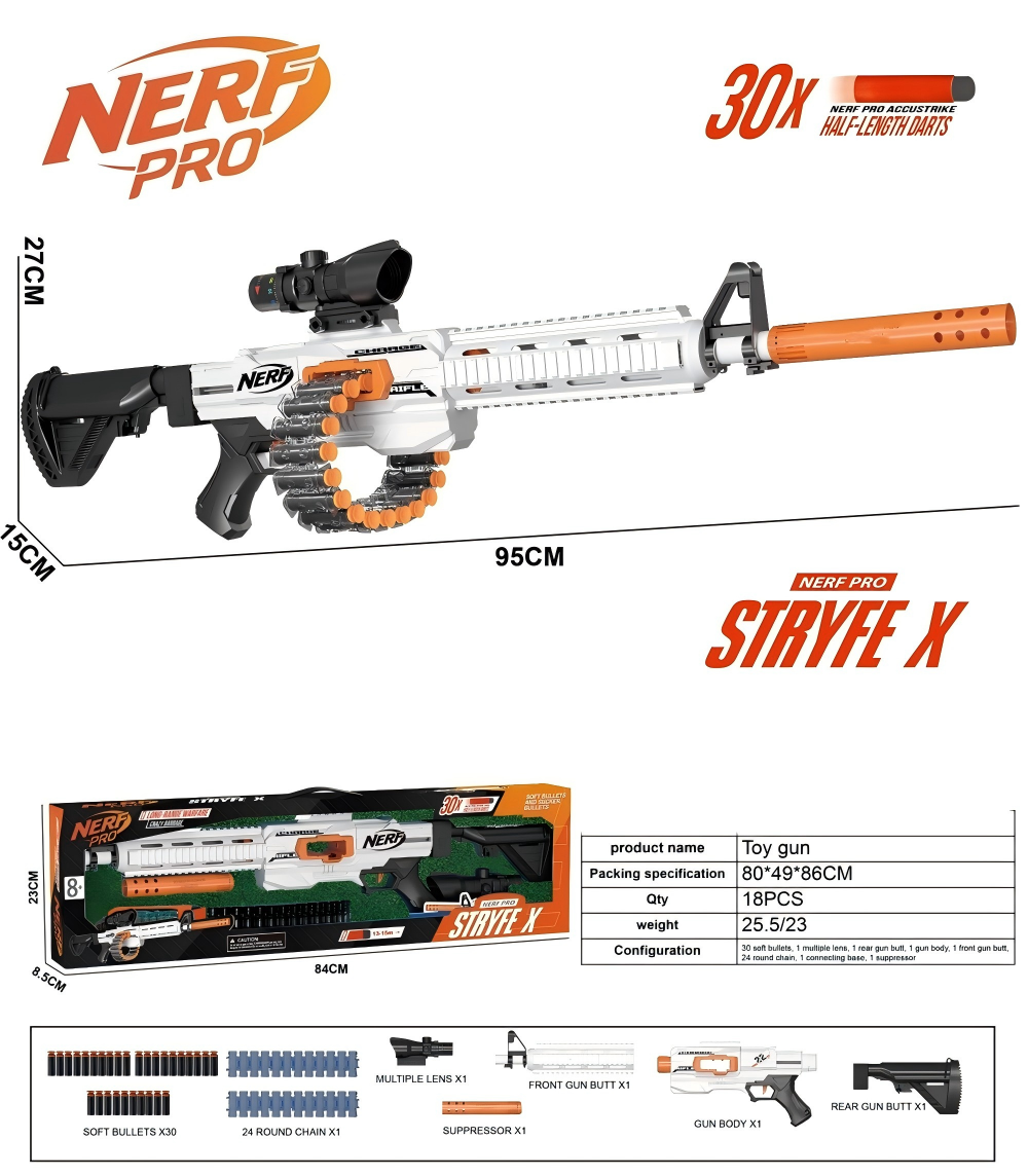 Continuous electric soft bullet gun -12 Specification drawing