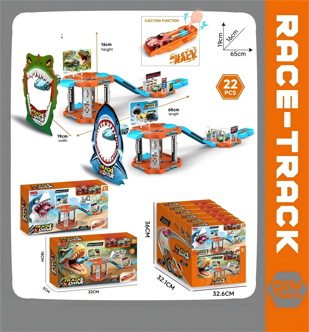Catapult track Car racing car -3S Item Picture