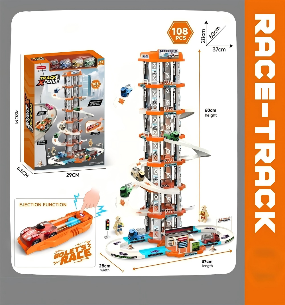 Catapult Track Car racing car -13S full figure
