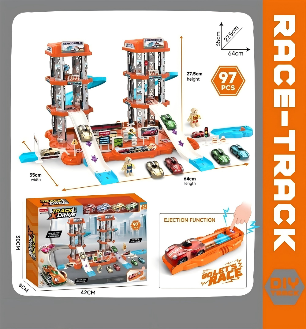 Catapult track Car racing car -19S full figure