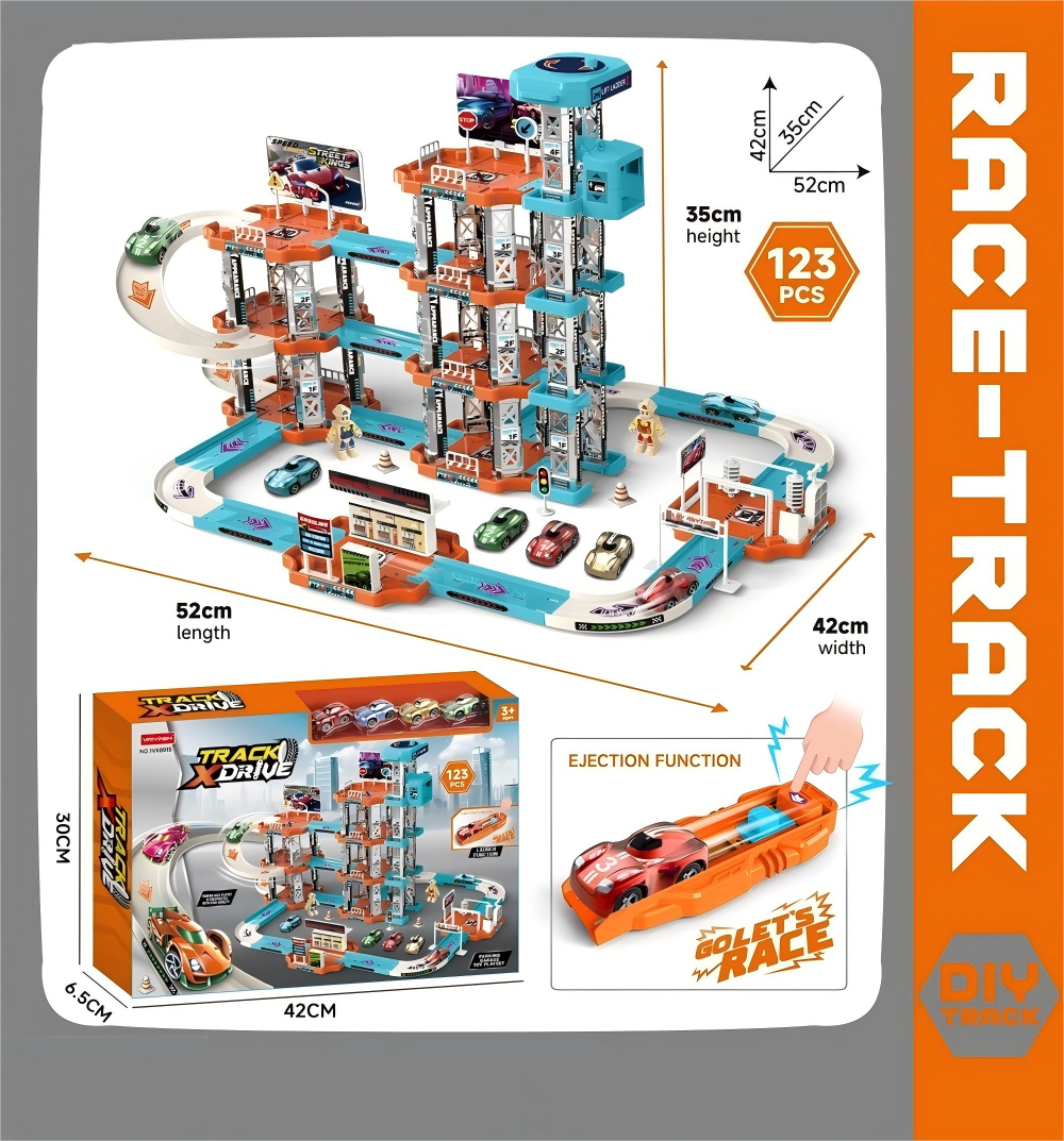 Catapult track car racing car -1S Specification drawing