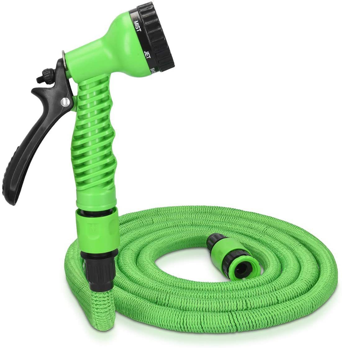Cross-border exclusive household car wash and flower watering water pipe connection faucet automatic telescopic hose, gardening multi-functional water gun water pipe set Specification image
