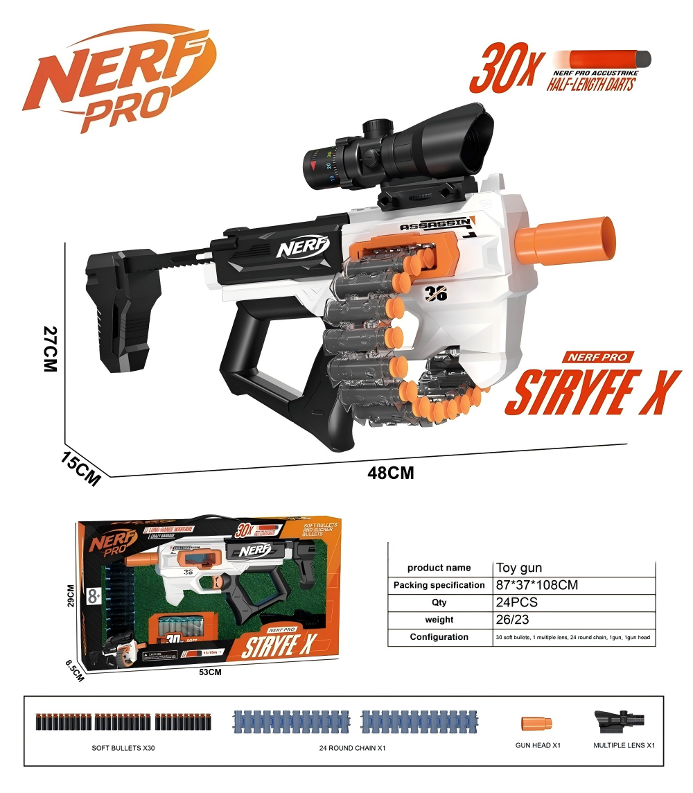 Continuous electric soft bullet gun -9 details Picture