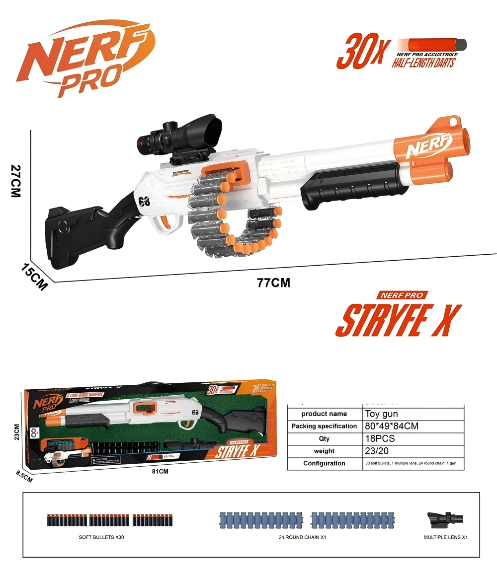 Continuous electric soft bullet gun -11 Specification drawing