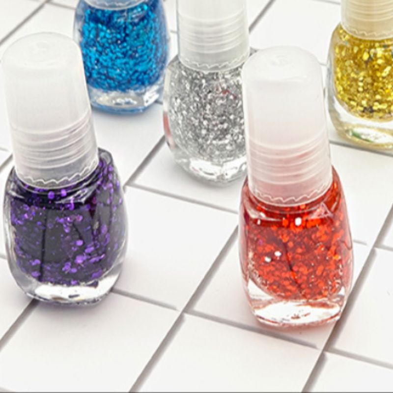 小方瓶彩色指甲油护甲油优品现货厂家直销..