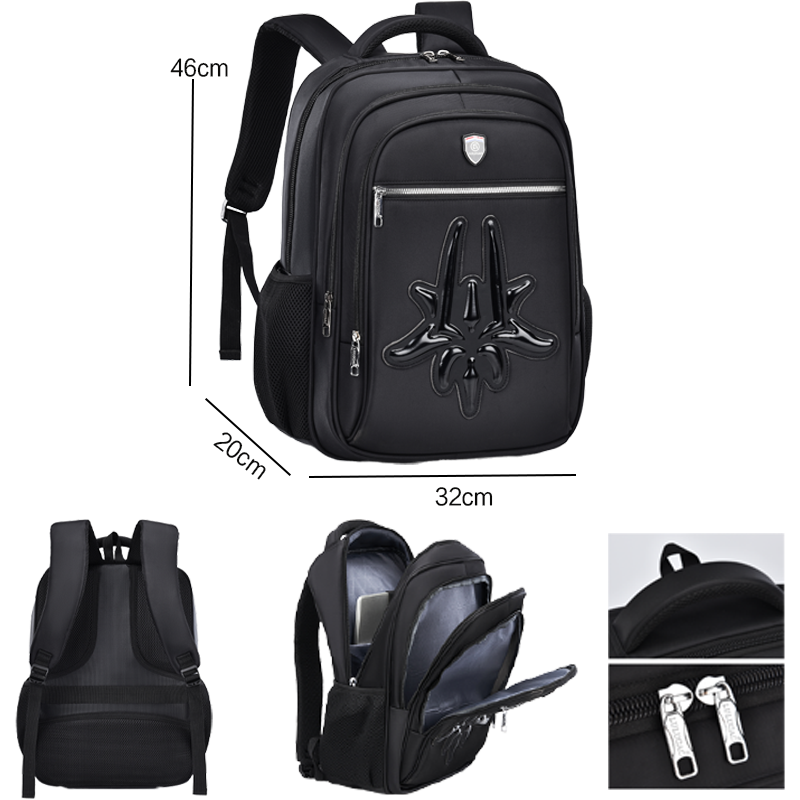 The new men's backpack is convenient for business trips and travel. Item Picture