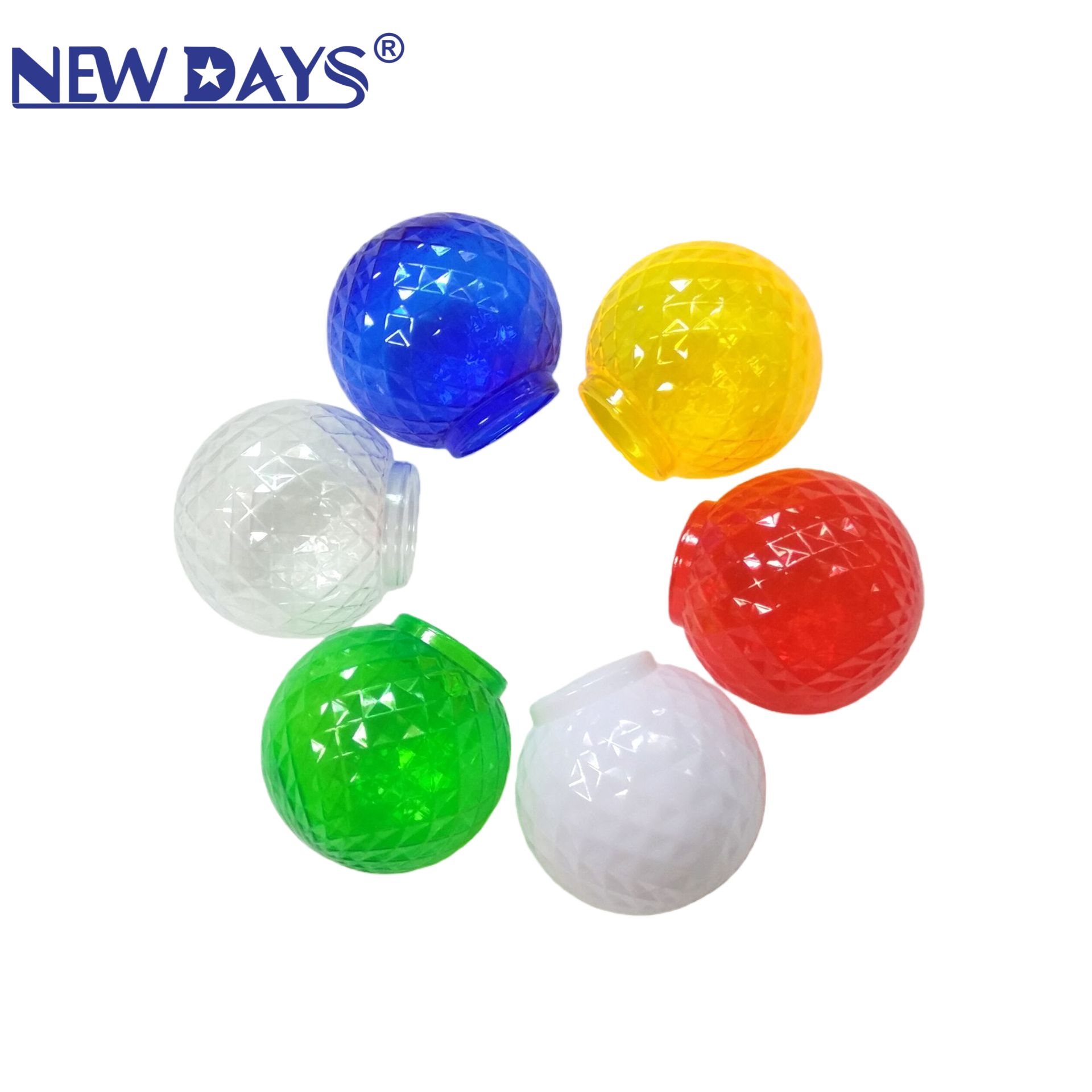 NEWDAYS brand cross-border new model manufacturer wholesale E27B22 diamond-patterned bulb bulb bulb, colorful festival LED round bulb, festive light, energy-saving small bulb details Picture