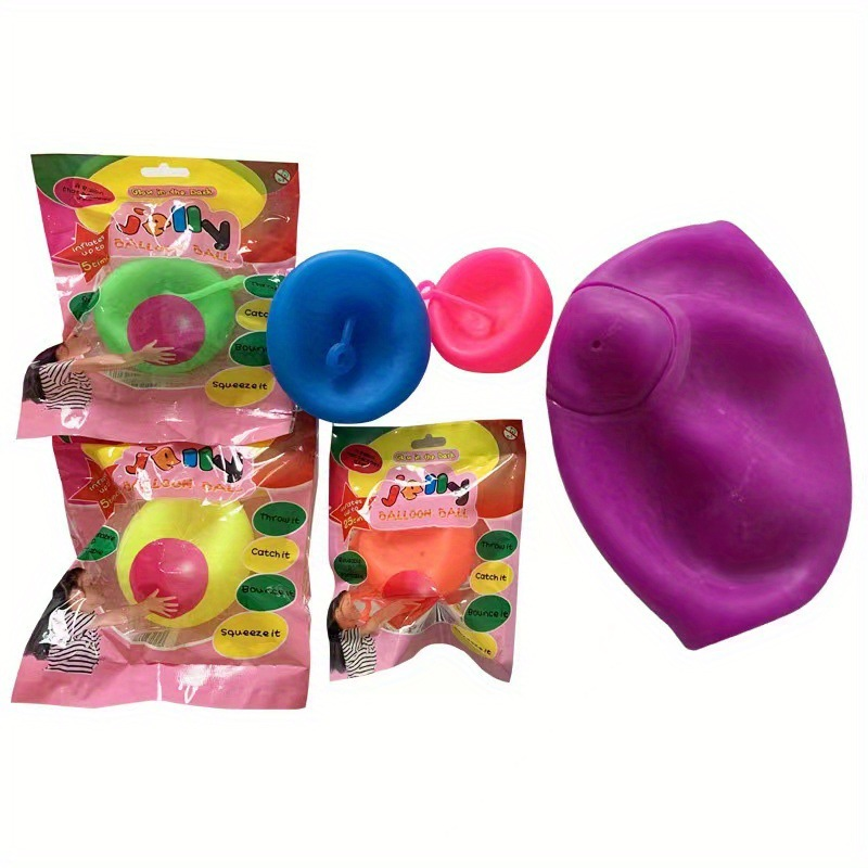 创意新品bubble ball超大充气球TPR硅胶解压玩具泡泡球可注水吹气白底实物图