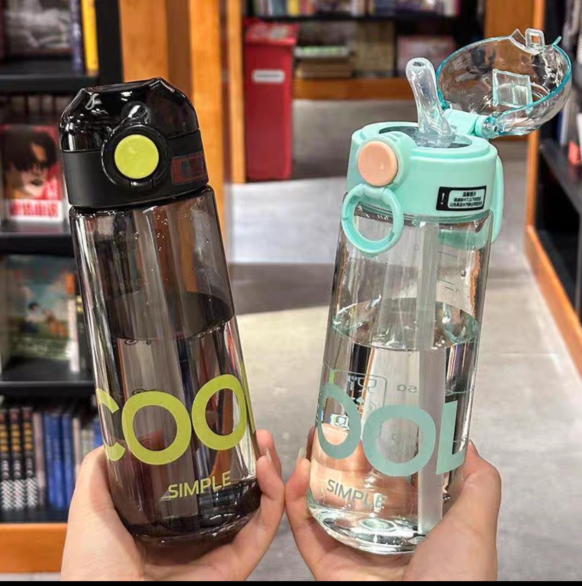 6117大容量新款夏季清新水杯男女生便携户外运动防摔水壶学生简约杯子详情图4