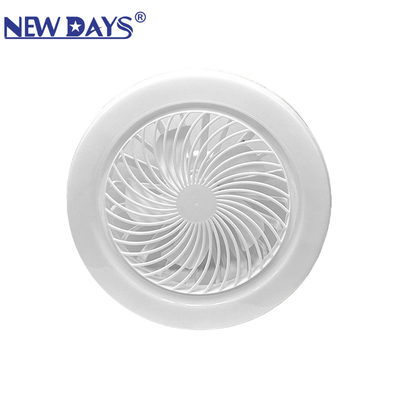 NEWDAYS brand's cross-border new E27 lamp head detachable single and double color available fan lamp, outdoor courtyard energy-saving lighting, remote control dimming, waterproof and dustproof, best-selling fan Item Picture